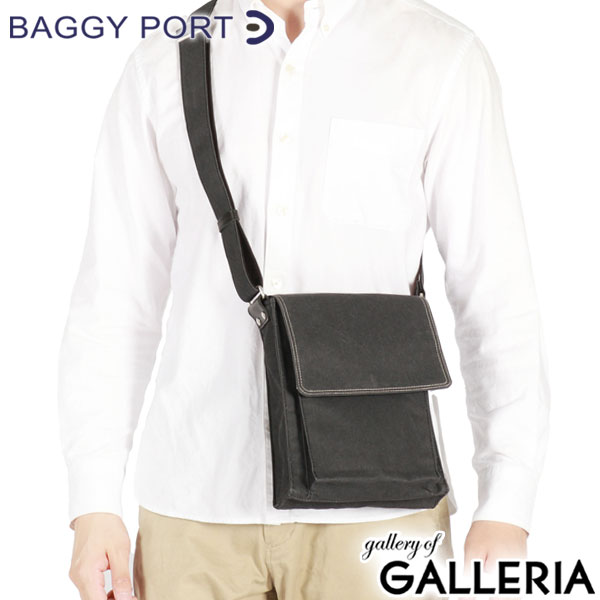 バギーポート ショルダーバッグ メンズ レディース 斜めがけバッグ ブランド BAGGY PORT 小さめ 小さい 大人 軽い 軽量 かっこいい 縦型 帆布 カジュアル A5 日本製 SHELTER DUCK シェルターダック INS-601