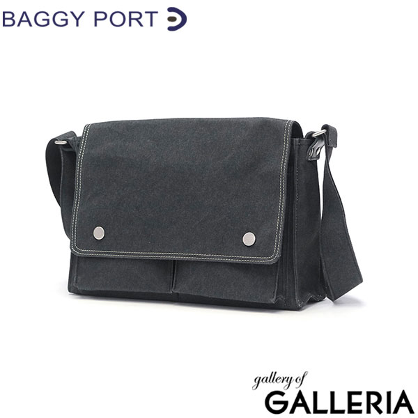 バギーポート ショルダーバッグ メンズ レディース 斜めがけバッグ ブランド BAGGY PORT 斜め掛け 大人 軽量 小さめ 斜めがけ 防水 耐水 B5 帆布 ファスナー付き かぶせ SHELTER DUCK シェルターダック INS-602