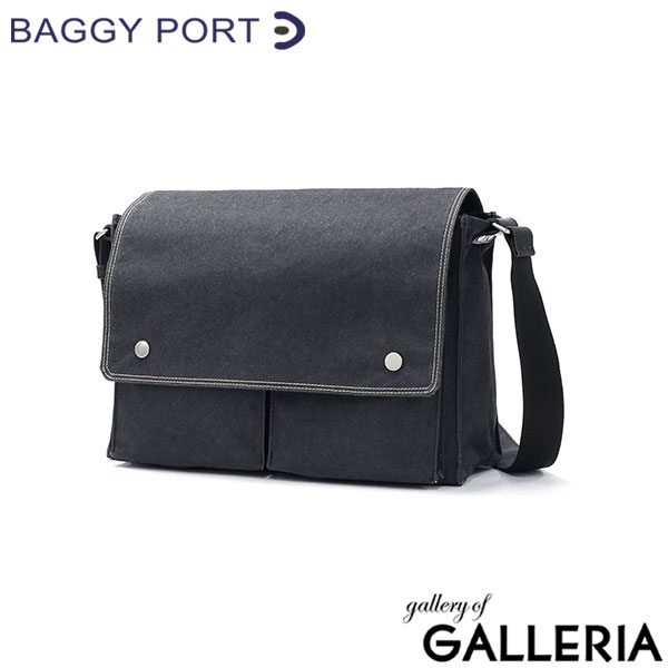 バギーポート ショルダーバッグ メンズ レディース 斜めがけバッグ ブランド BAGGY PORT A4 斜めがけ 斜め掛け 防水 帆布 軽量 シンプル 丈夫 横型 ファスナー付き 日本製 SHELTER DUCK シェルターダック INS-603