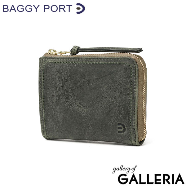 バギーポート 財布 メンズ レディース コンパクト BAGGY PORT ブランド おしゃれ ミニ財布 レザー 本革 革 ミニ 小さめ 小銭入れあり クーズー KUDU LEATHER L字ファスナー コンパクトウォレット ZKM-905