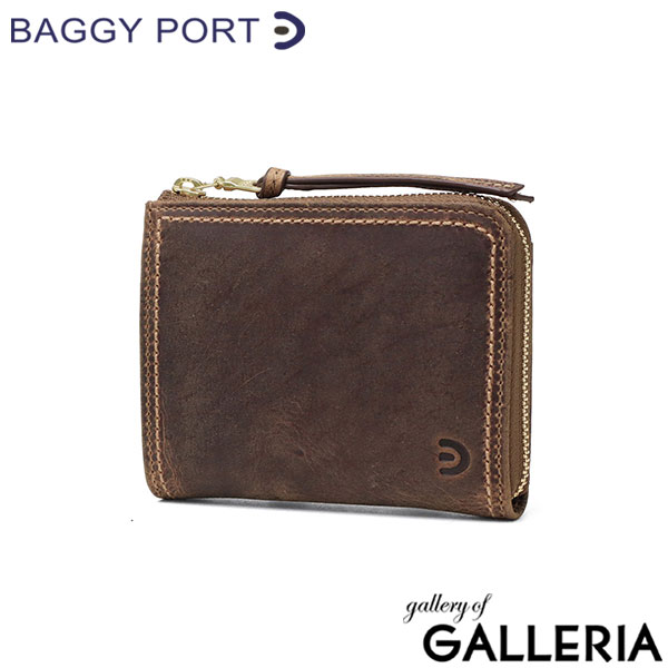 バギーポート 財布 メンズ レディース コンパクト BAGGY PORT ブランド おしゃれ ミニ財布 レザー 本革 革 ミニ 小さめ 小銭入れあり クーズー KUDU LEATHER L字ファスナー コンパクトウォレット ZKM-905