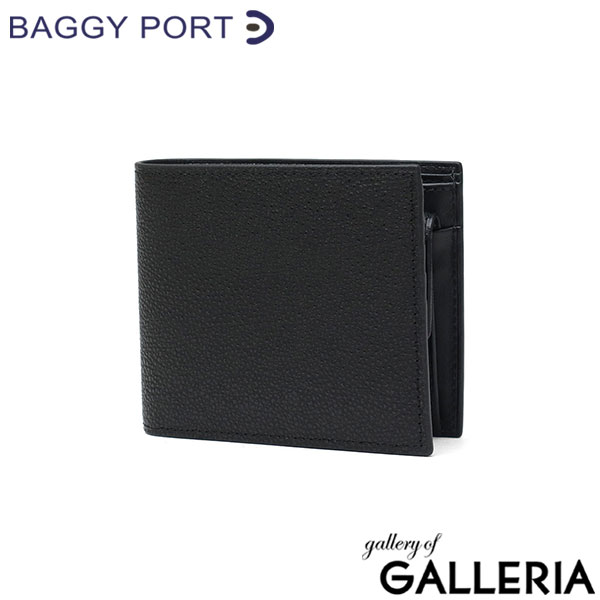 バギーポート 二つ折り財布 メンズ レディース 折財布 小さめ BAGGY PORT ブランド 大人 おしゃれ 上品 ミニ 財布 小銭入れ付き 札入れ カード入れ レザーウォレット 藍染め 本革 革 エコレザー 黒桟革 ZYS-392