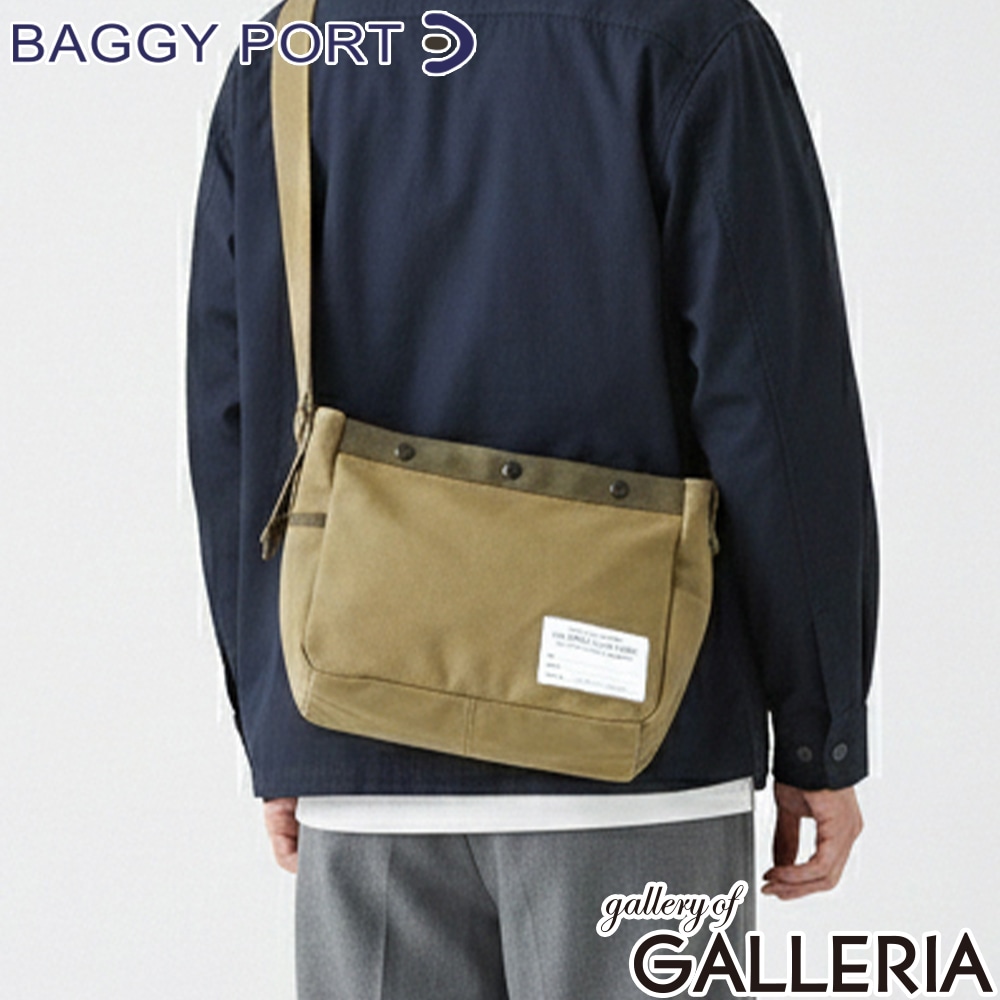 バギーポート ショルダーバッグ メンズ レディース 小さめ BAGGY PORT 斜めがけ 大人 ブランド 斜めがけバッグ コンパクト ミリタリー 日本製 ジャングルクロス B5 USN JUNGLE CLOTH GRN7700