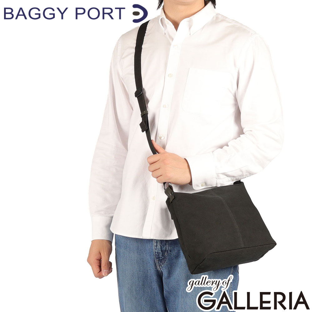 BAGGY PORT バギーポート ショルダーバッグ 斜め掛けバッグ 大人 帆布 A5 日本製 黒さび染め KUROSABI ミニショルダーバッグ GRN9604