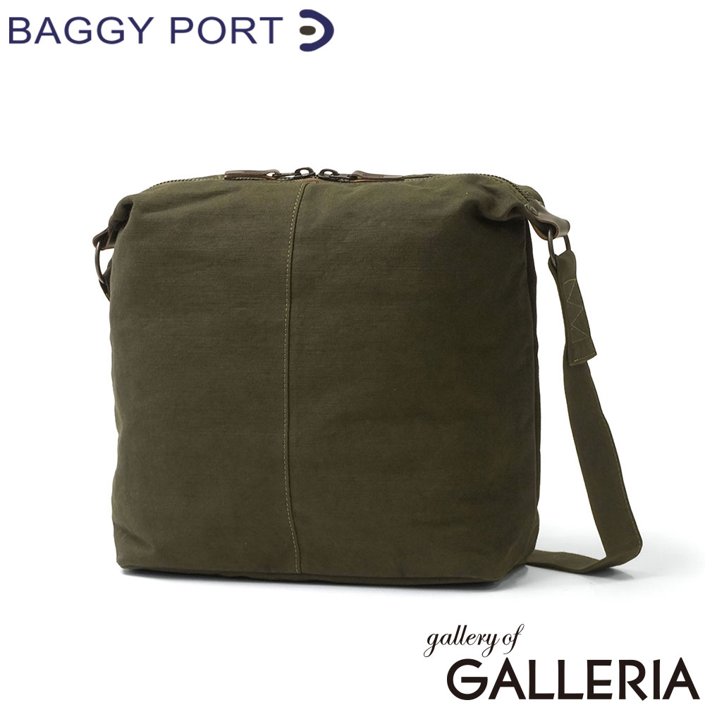 BAGGY PORT バギーポート ショルダーバッグ かっこいい トラベル 帆布 日本製 2WAY A4 KUROSABI 黒さび染め- GRN9605
