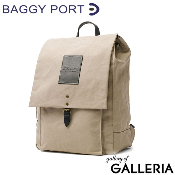 バギーポート リュック BAGGY PORT リュックサック BLACK ブラック デイパック バックパック A4 B4 ブランド 帆布 キャンバス コットン フラップ おしゃれ メンズ レディース YNM-411N