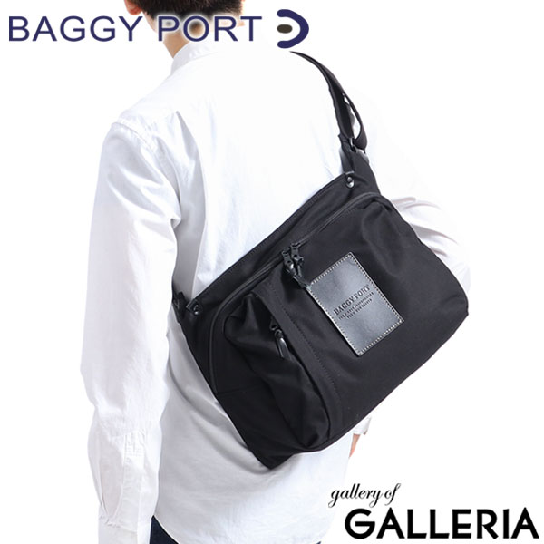バギーポート ショルダーバッグ BAGGY PORT 斜めがけ バッグ A4 軽量 BLACK ボディバッグ メッセンジャーバッグ 帆布 10号 PC収納 日本製 おしゃれ ブランド メンズ レディース YNM-416N