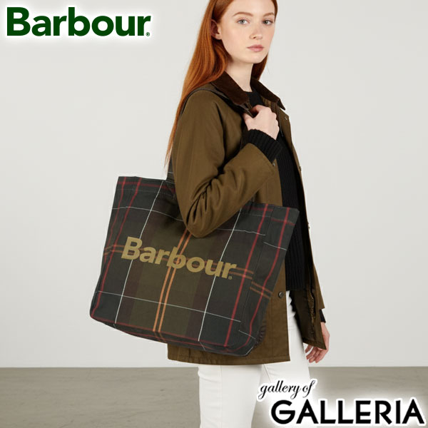 バブアー トートバッグ メンズ レディース A3 A4 大きめ Barbour ブランド 軽量 軽い カジュアル 旅行 かわいい おしゃれ チェック タータンチェック トート ロゴ Telfield タータンロゴトートバッグ UBA0751