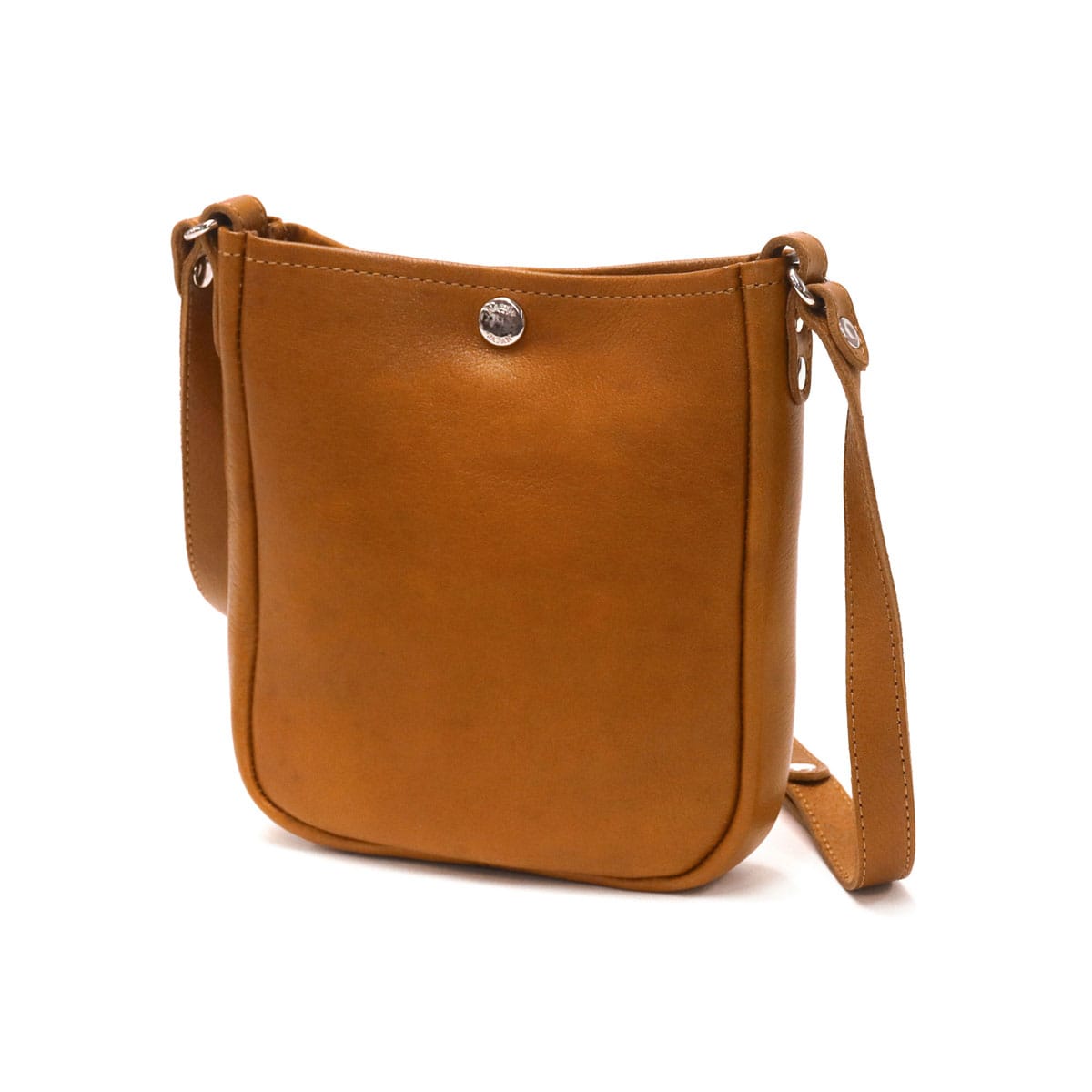 ブランクレ blancle ショルダーバッグ NUME SHRINK BASIC MINI SH ミニショルダーバッグ 縦型 斜めがけ 斜め掛け ポシェット 本革 牛革 レザー 革 薄マチ メンズ レディース 日本製 bc1118