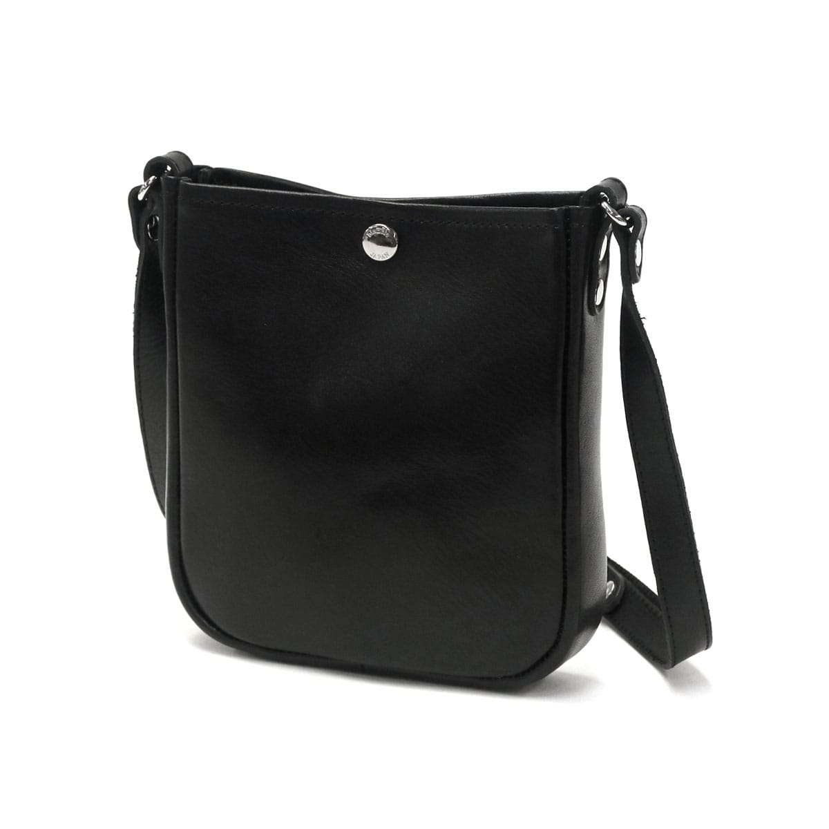 ブランクレ blancle ショルダーバッグ NUME SHRINK BASIC MINI SH ミニショルダーバッグ 縦型 斜めがけ 斜め掛け ポシェット 本革 牛革 レザー 革 薄マチ メンズ レディース 日本製 bc1118