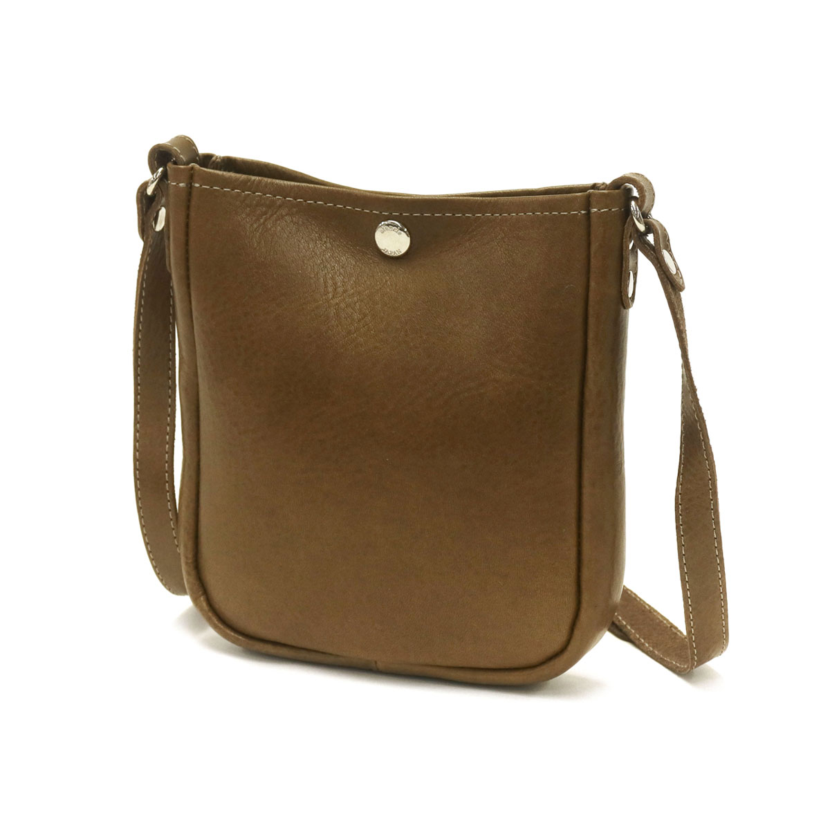 ブランクレ blancle ショルダーバッグ NUME SHRINK BASIC MINI SH ミニショルダーバッグ 縦型 斜めがけ 斜め掛け ポシェット 本革 牛革 レザー 革 薄マチ メンズ レディース 日本製 bc1118