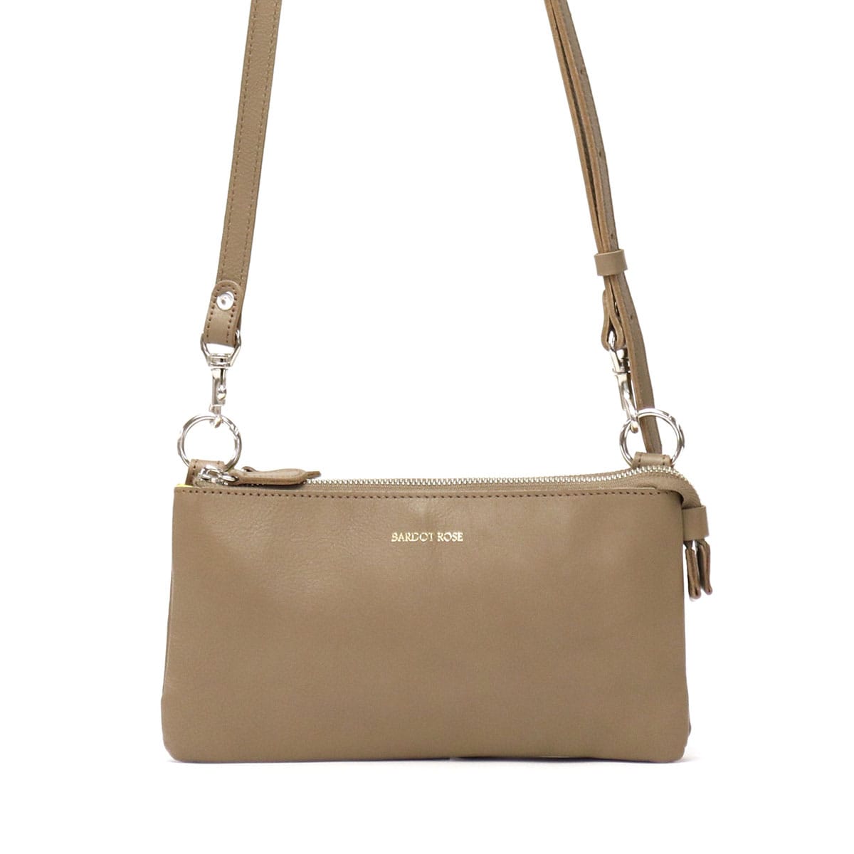 バルドロゼ バッグ BARDOT ROSE ショルダーバッグ ポシェット 2層 ディアーナ 斜めがけバッグショルダーミニショルダーバッグ 本革 レザー 斜めがけ 大人 小さめ ブランド レディース レガロ BR-6641