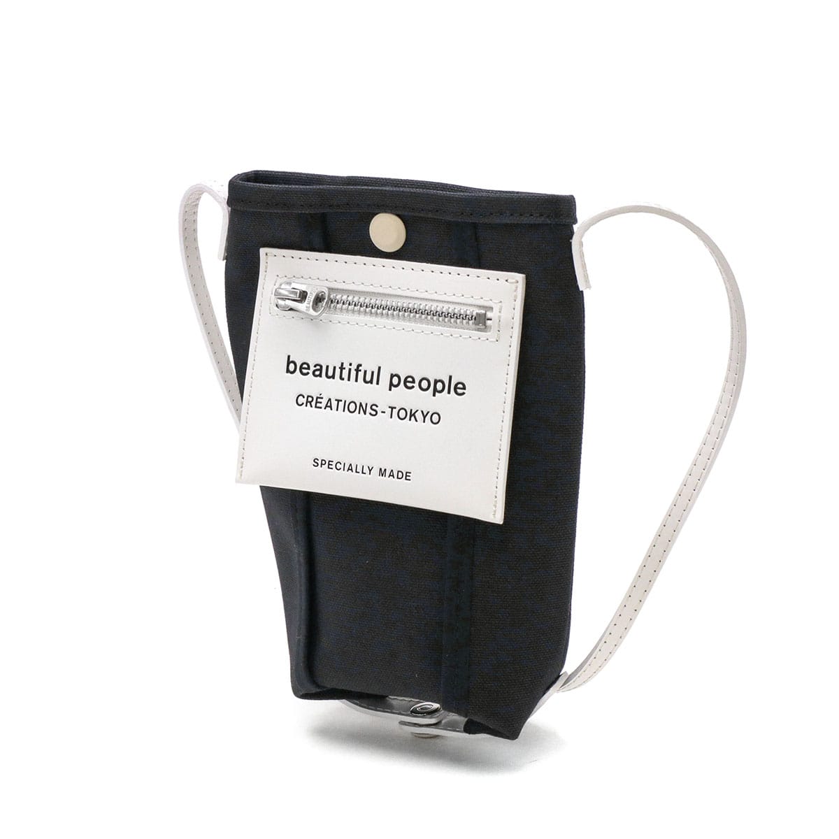 【セール】ビューティフルピープル ショルダーバッグ beautifulpeople beautiful people lining logo pocket document case ライニングロゴポケットドキュメントケース 2WAY ミニショルダー 撥水 日本製 レディース 611966