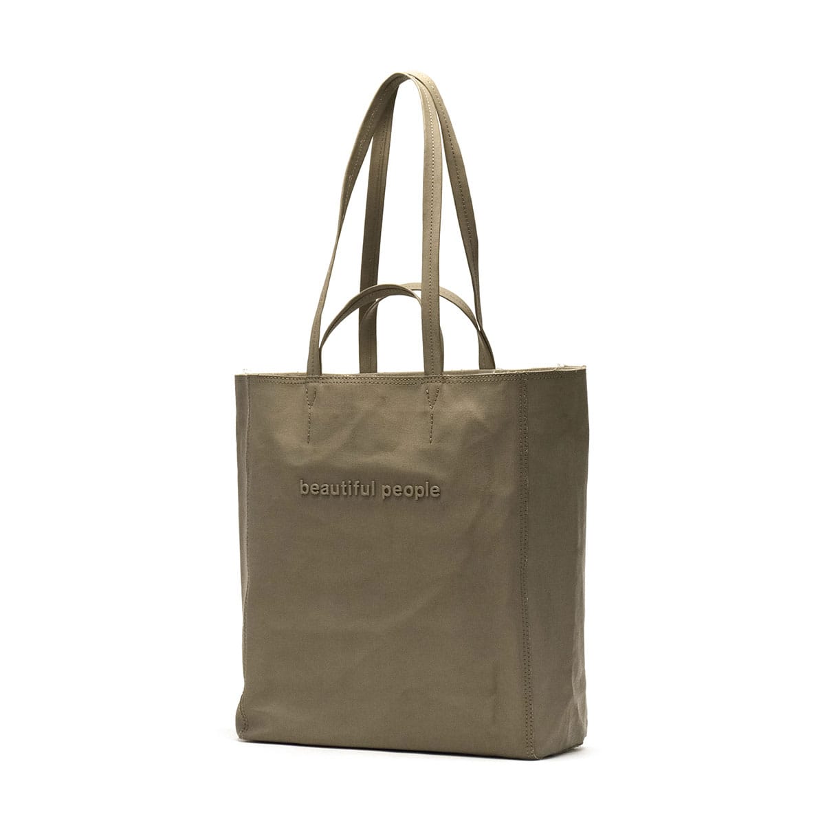 【セール】ビューティフルピープル トートバッグ beautifulpeople beautiful people バッグ cracking paint metal logo tote クラッキングペイントメタルロゴトートトート A4 B4 日本製 611956