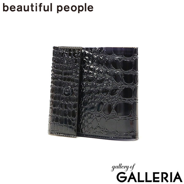ビューティフルピープル 財布 レディース メンズ beautiful people 三つ折り財布 ブランド 小さめ コンパクト 三つ折り かわいい おしゃれ クリア 透明 小銭入れ カード収納 日本製 nothing to hide vinyl card wallet 512001