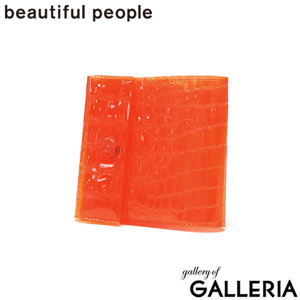 ビューティフルピープル 財布 レディース メンズ beautiful people 三つ折り財布 ブランド 小さめ コンパクト 三つ折り かわいい おしゃれ クリア 透明 小銭入れ カード収納 日本製 nothing to hide vinyl card wallet 512001