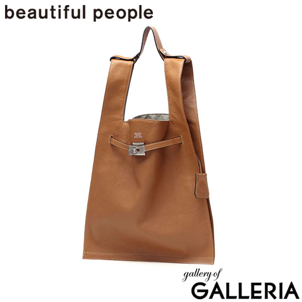 ビューティフルピープル トートバッグ レディース A4 beautiful people バッグ 軽量 軽い ブランド 縦 縦型 革 本革 牛革 おしゃれ 大人 日本製 xlarge market bag 611953