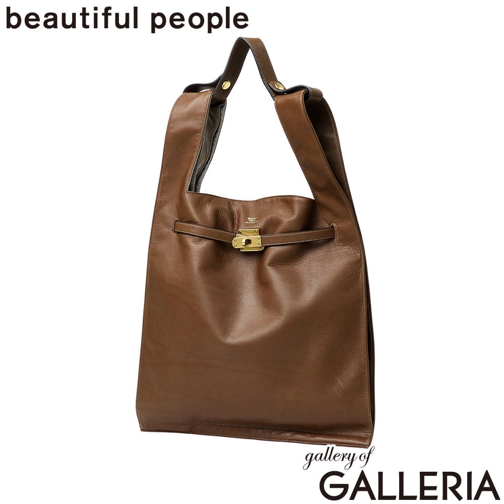 beautiful people ビューティフルピープル トートバッグ 牛革 シンプル 日本製 oiled leather xlarge market bag