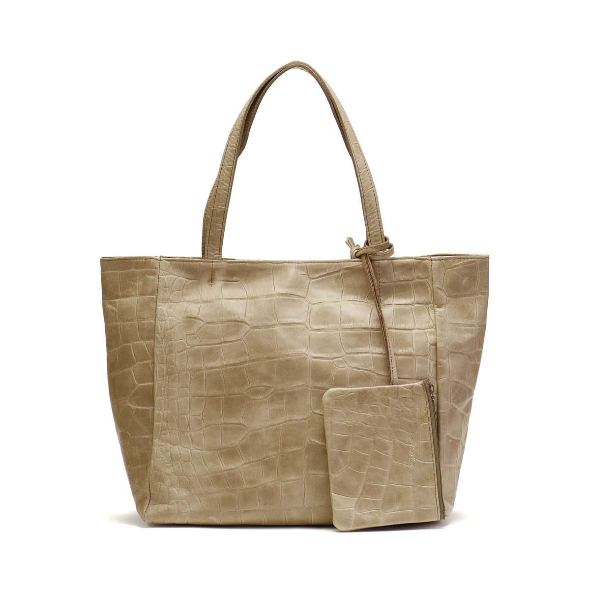 バルドロゼ バッグ BARDOT ROSE トートバッグ ジェントルクロコ A4 ポーチ付き クロコ 型押し 革 レディースレガロBR-4601