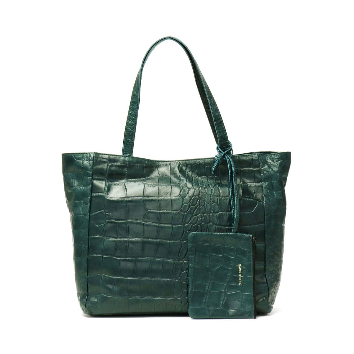 バルドロゼ バッグ BARDOT ROSE トートバッグ ジェントルクロコ A4 ポーチ付き クロコ 型押し 革 レディースレガロBR-4601