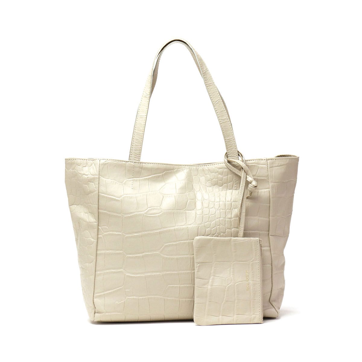 バルドロゼ バッグ BARDOT ROSE トートバッグ ジェントルクロコ A4 ポーチ付き クロコ 型押し 革 レディースレガロBR-4601