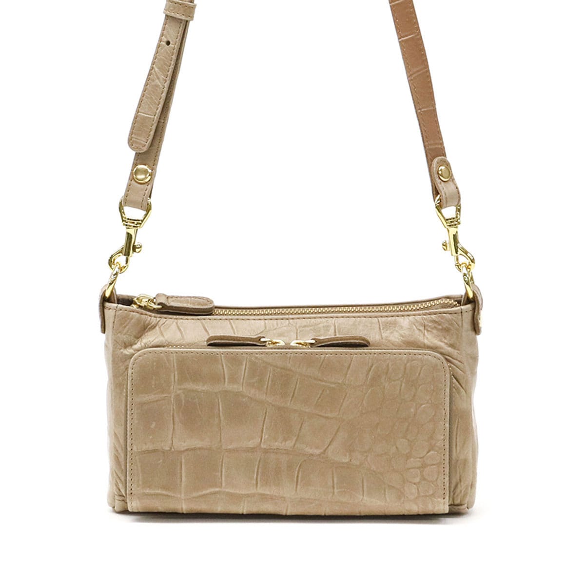 バルドロゼ バッグ BARDOT ROSE 2wayウォレットポシェット ジェントルクロコ お財布ショルダーななめ掛けバッグポシェット ショルダーバッグ 革 レディース レガロ BR-4606