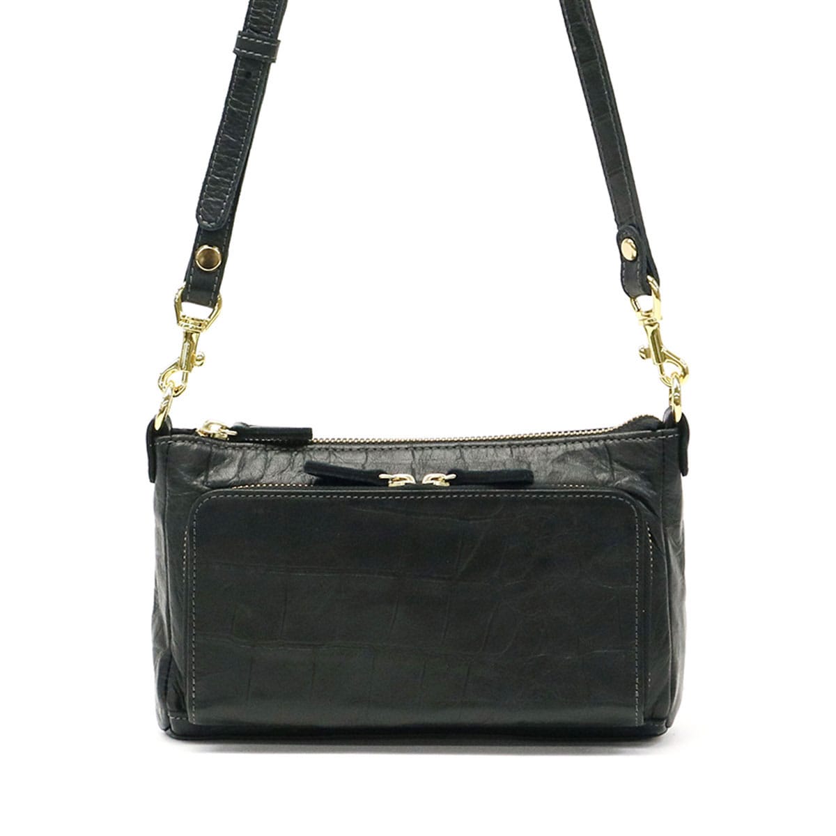 バルドロゼ バッグ BARDOT ROSE 2wayウォレットポシェット ジェントルクロコ お財布ショルダーななめ掛けバッグポシェット ショルダーバッグ 革 レディース レガロ BR-4606