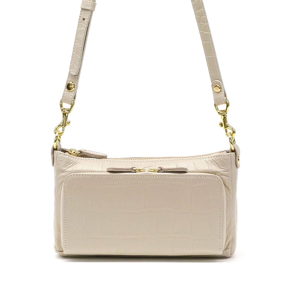 バルドロゼ バッグ BARDOT ROSE 2wayウォレットポシェット ジェントルクロコ お財布ショルダーななめ掛けバッグポシェット ショルダーバッグ 革 レディース レガロ BR-4606