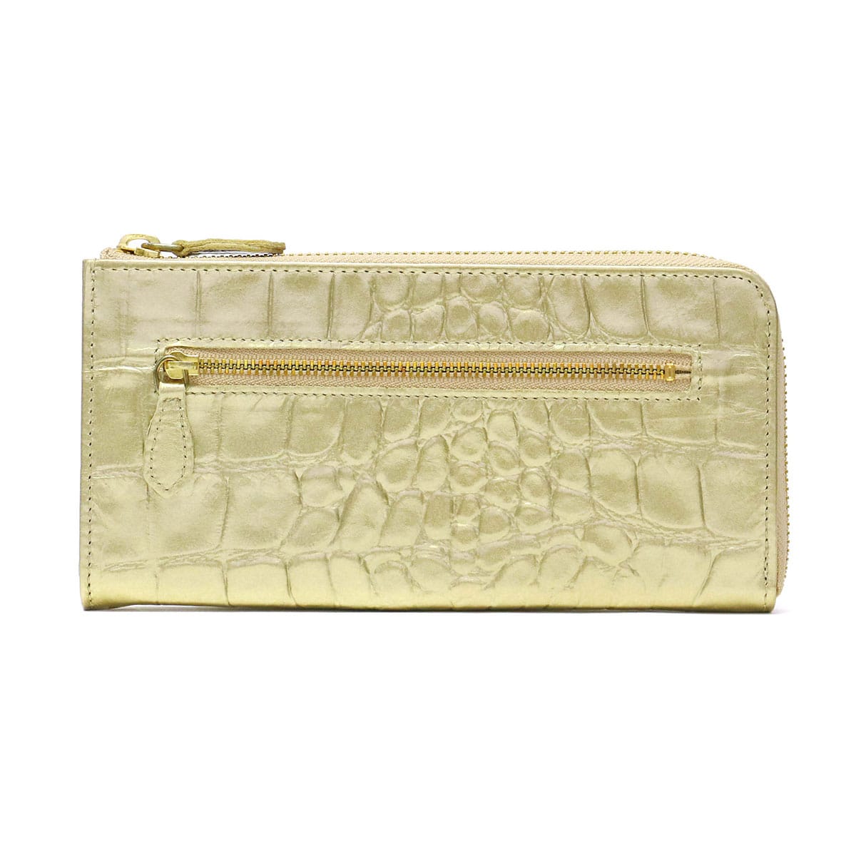 バルドロゼ 長財布 BARDOT ROSE L字長札入 ジェントルクロコ 財布 L字ファスナー 革 レディースレガロBRE-0091