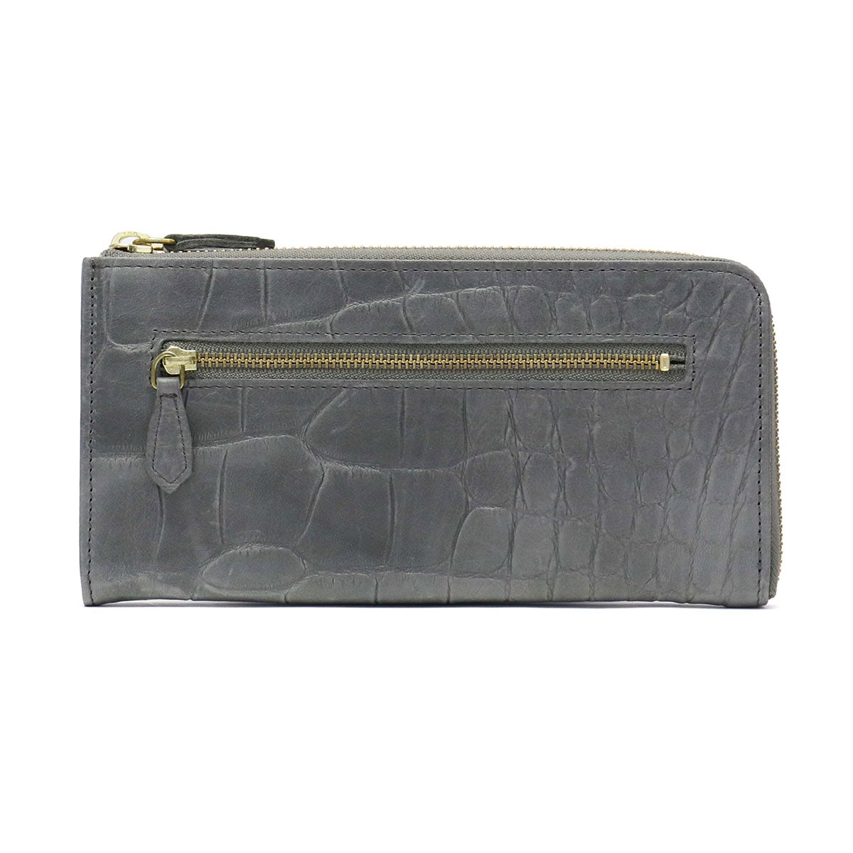 バルドロゼ 長財布 BARDOT ROSE L字長札入 ジェントルクロコ 財布 L字ファスナー 革 レディースレガロBRE-0091