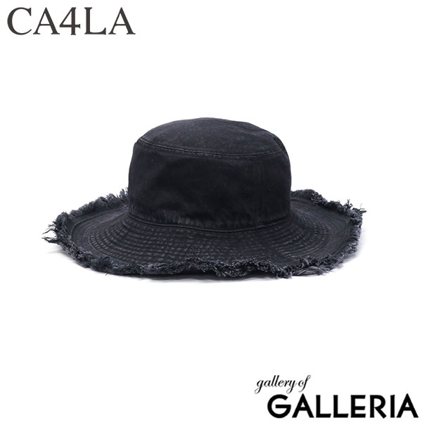 CA4LA ハット レディース メンズ カシラ 帽子 バケットハット 深め 春 夏 春夏 UV UVカット つば広 洗える 紫外線対策 大人 ブランド おしゃれ デニム 綿 カジュアル 日本製 BASABASA DENIM LONG COH-00010