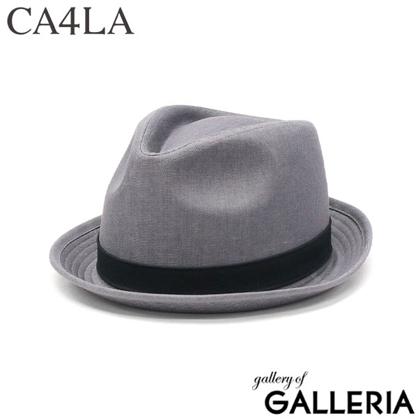 CA4LA ハット メンズ カシラ 帽子 バケットハット 中折れハット ハイバック型 春 夏 春夏 大人 ブランド おしゃれ カジュアル シンプル 男性 上品 綿 軽い ブラック グレー 日本製 COMMON DENIM 5 DOU-02026
