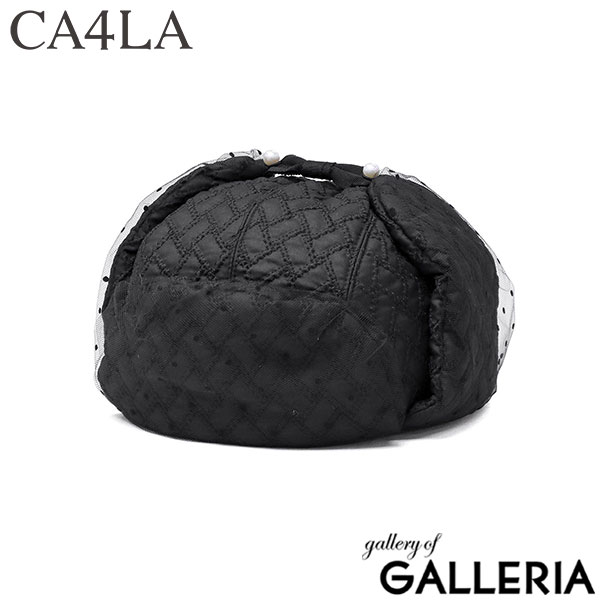 CA4LA 帽子 レディース 秋冬 秋 冬 カシラ ブランド おしゃれ 防寒 飛行帽 フライトキャップ イヤーフラップ チュール ドット リボン パール キルティング キルト ガーリー かわいい 日本製 NOSTALGIA KTZ02629