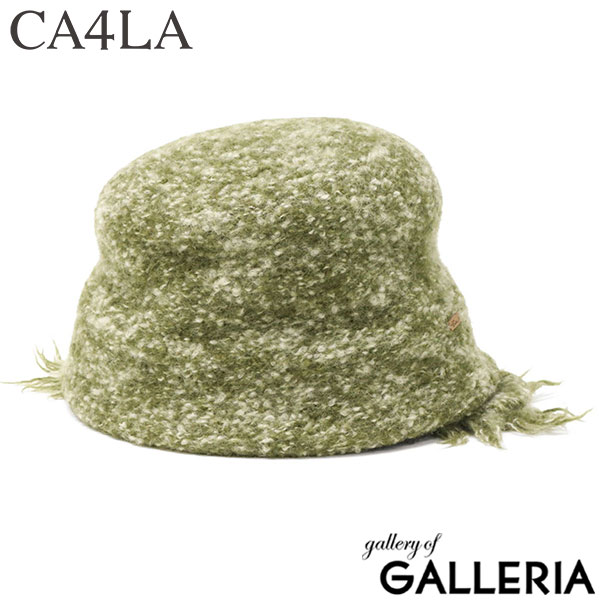 CA4LA バケットハット メンズ レディース カシラ 帽子 ハット ブランド 秋冬 秋 冬 耳あて イヤーフラップ 防寒 おしゃれ 縮絨加工 ウール メランジニット 日本製 CA4LA ATELIER CF BASQUE EARFLAP HAT ZKN02574