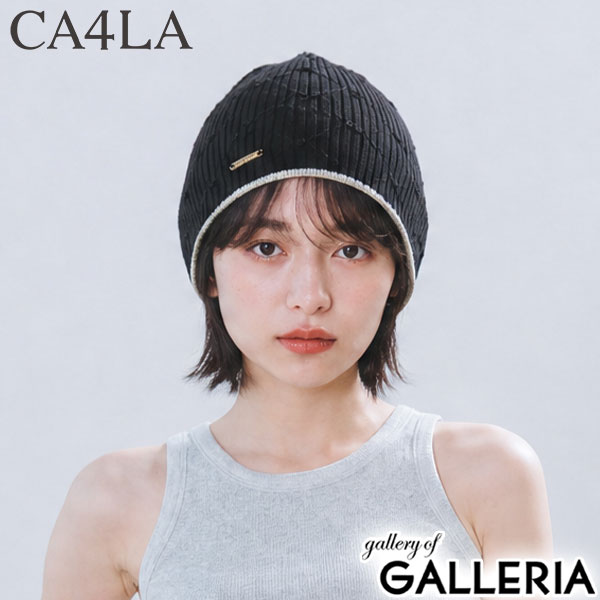 カシラ CA4LA ニット帽 オシャレ 可愛い ニット ぼうし おしゃれ カジュアル かわいい 日本製 DOT FIT ONM01938