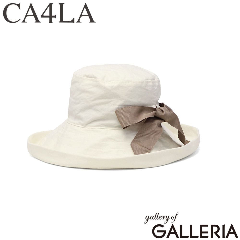 カシラ CA4LA ハット 洗える 洗濯可 折りたたみ かわいい 可愛い ブルトンハット Main Collection LAUNDRY RIBBON M3 TKU00469