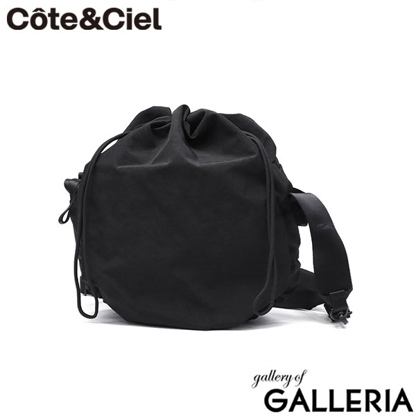 【正規品1年保証】 コートエシエル ショルダーバッグ メンズ レディース Cote&Ciel 小さめ 斜めがけ ブランド 軽量 大人 巾着 ナイロン ショルダー バッグ 13L 15L Uva Carbon 29197