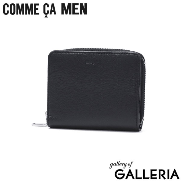 コムサメン 財布 メンズ 二つ折り 本革 コンパクト COMME CA MEN ブランド ファスナー 革 レザー 牛革 小銭入れあり カード シンプル おしゃれ ウォレット 二つ折 二つ折り財布 Prooche ラウンド札入 WCM5612
