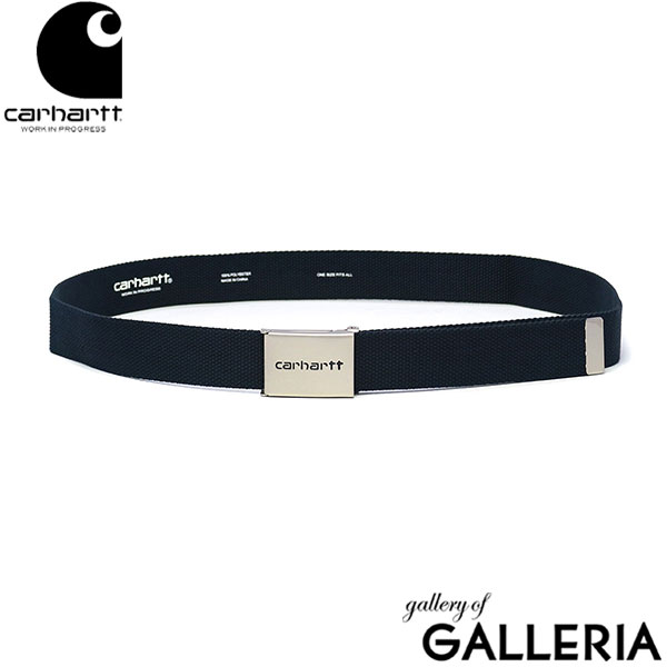 【日本正規品】 カーハート ベルト メンズ レディース 穴なし Carhartt WIP ガチャベルト ウェブベルト バックル カジュアル おしゃれ CLIP BELT CHROME クリップベルトクローム I019176