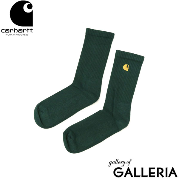 【メール便】日本正規品 カーハート 靴下 メンズ Carhartt WIP ソックス ギフト 黒 クルーソックス コットン 白 ブランド 厚手 カジュアル ロゴ 刺繍 おしゃれ クルー丈 CHASE SOCKS I029421