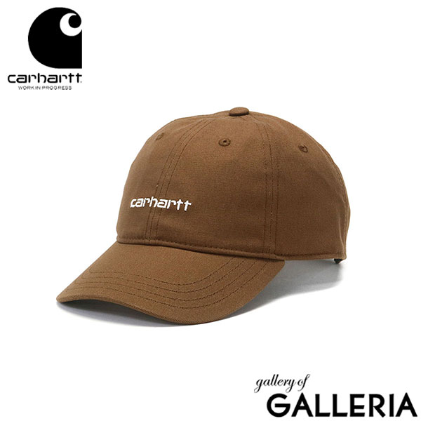 【日本正規品】カーハート キャップ Carhartt WIP CANVAS SCRIPT CAP 帽子 6パネル キャンバススクリプトキャップ コットン ロゴ  ワンポイント サイズ調整 刺繍 シンプル メンズ レディース ユニセックス I028876