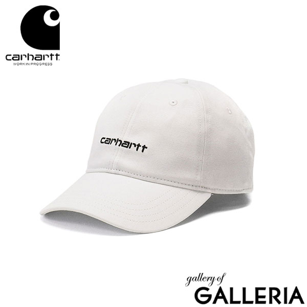 【日本正規品】カーハート キャップ Carhartt WIP CANVAS SCRIPT CAP 帽子 6パネル キャンバススクリプトキャップ コットン ロゴ  ワンポイント サイズ調整 刺繍 シンプル メンズ レディース ユニセックス I028876