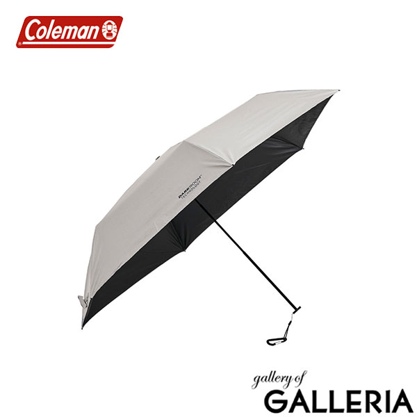 Coleman コールマン 折りたたみ傘 シンプル 晴雨兼用傘 無地 手開き ブランド スリム 手動 モバイルシェード 55DR ライト