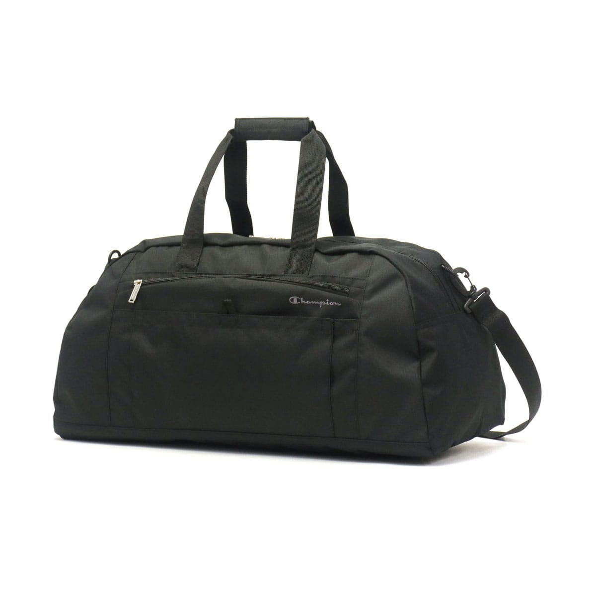 チャンピオン ボストンバッグ Champion ジョナサン 2WAY ダッフルバッグ 斜めがけ 38L 旅行バッグ 軽量 大容量 スポーツ 部活 合宿 修学旅行 遠征 旅行 小学生 中学生 高校生 男子 女子 黒 メンズ レディース 63396