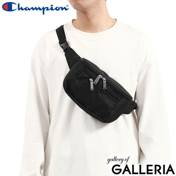 チャンピオン ウエストバッグ メンズ レディース アウトドア Champion ボディバッグ 斜めがけ バッグ ブランド 小さめ コンパクト 大人 キッズ 軽量 軽い ファスナー 横型 2L スポーティー ブライアン 63822