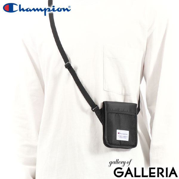 【メール便】チャンピオン ショルダーバッグ メンズ レディース 斜めがけ Champion お財布ショルダー 小さめ 軽量 ミニショルダー コンパクト 財布 小銭入れ カード収納 ブランド かっこいい ワイオミング 17511