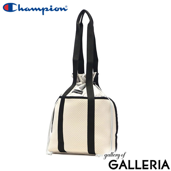 【セール】チャンピオン トートバッグ レディース Champion 巾着バッグ 巾着 肩かけバッグ カジュアル 大きめ 縦 縦型 タテ 軽量 軽い おしゃれ かわいい 肩かけ ブランド B5 15L 無地 ネオプレーン ネオ 63854
