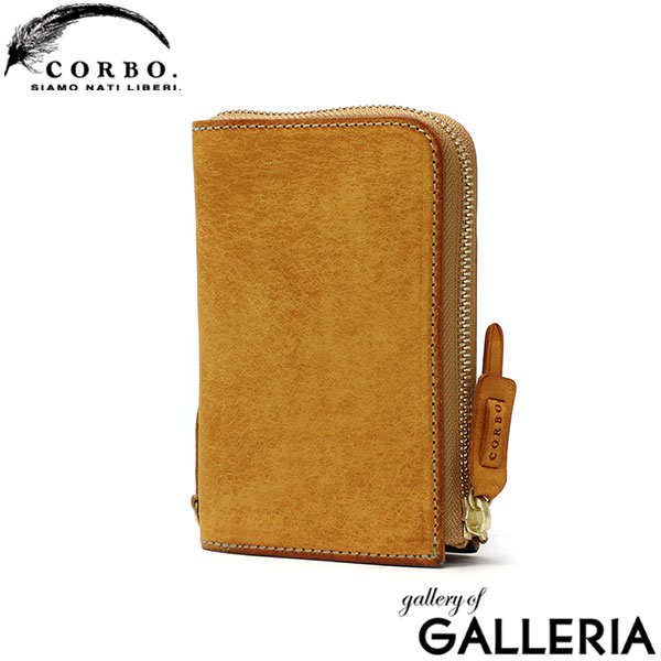 コルボ 二つ折り財布 メンズ レディース ブランド CORBO 財布 二つ折り 革 本革 レザー 短財布 ファスナー L字ファスナー 小銭入れあり 大容量 カード ポケット 日本製 SLATE PUEBLO プエブロ 折財布 1LN-1710