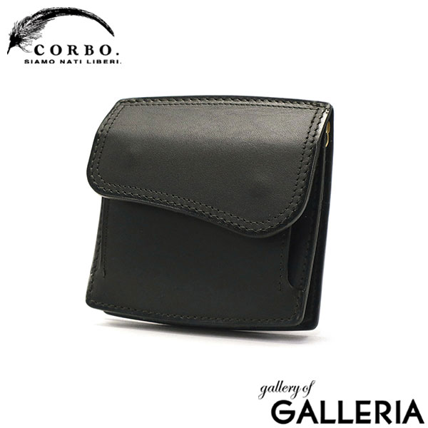 コルボ マネークリップ 財布 小銭入れ付き ブランド メンズ レディース カード おしゃれ CORBO 二つ折り コンパクト サイフ 本革 革 レザー 小さめ 日本製 SLATE マネークリップ式コンパクト財布 8LC-0414