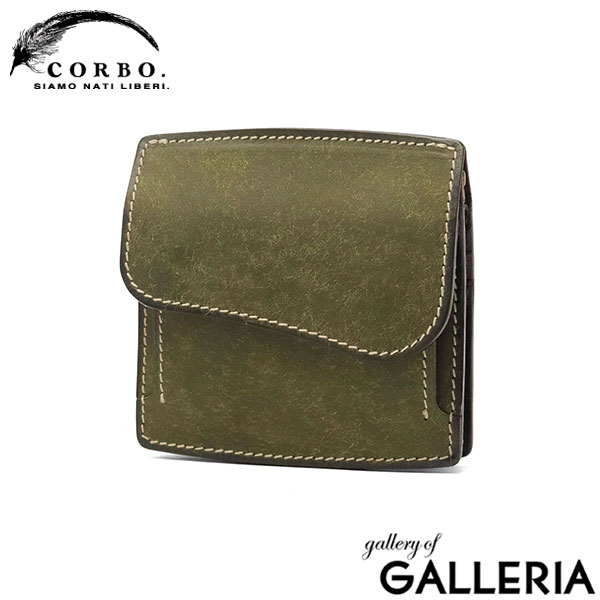 コルボ 財布 メンズ レディース 本革 CORBO. 日本製 ブランド 大人 札 小銭 小銭入れあり 小さめ 小さい コンパクト 革 レザー 牛革 ミニ財布 プエブロ SLATE PUEBLO マネークリップ式コンパクト財布 1LN-1715